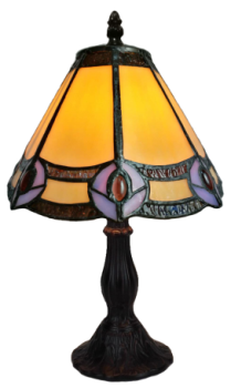 Tiffany Table Lamp - DY08003 - handcrafted Tiffany stained glass lamp