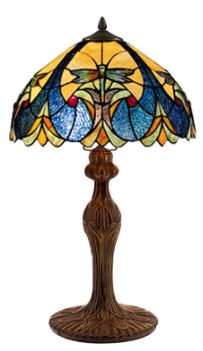 Tiffany Table Lamp - DY08006-12TL - handcrafted Tiffany stained glass lamp