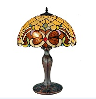 Tiffany Table Lamp - DY08008-12TL - handcrafted Tiffany stained glass lamp