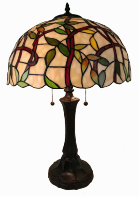 Tiffany Table Lamp - DY08009-16TL - handcrafted Tiffany stained glass lamp