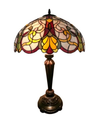 Tiffany Table Lamp - DY08016 - handcrafted Tiffany stained glass lamp