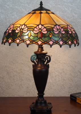 Tiffany Table Lamp - DYG16101 - handcrafted Tiffany stained glass lamp