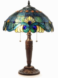 Tiffany Table Lamp - DYL8088TL - handcrafted Tiffany stained glass lamp