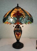 Tiffany Table Lamp - DYLHT-2B - handcrafted Tiffany stained glass lamp