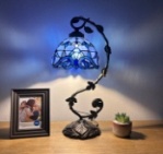 Tiffany Table Lamp - ET0818 - handcrafted Tiffany stained glass lamp