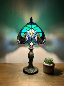 Tiffany Table Lamp - ET0838 - handcrafted Tiffany stained glass lamp