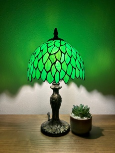 Tiffany Table Lamp - ET08A27 - handcrafted Tiffany stained glass lamp
