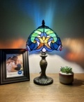 Tiffany Table Lamp - ET08A41 - handcrafted Tiffany stained glass lamp