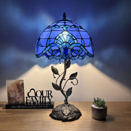 Tiffany Table Lamp - ET08B19 - handcrafted Tiffany stained glass lamp