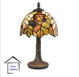 G081420 - handcrafted Tiffany stained glass lamp
