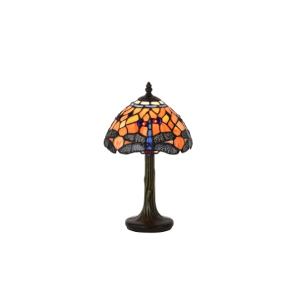 G082030 - handcrafted Tiffany stained glass lamp