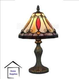 G087040 - handcrafted Tiffany stained glass lamp