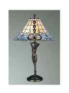 G143165 - handcrafted Tiffany stained glass lamp