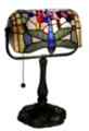 GB06+KS11B - handcrafted Tiffany stained glass lamp