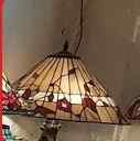 Tiffany Table Lamp - HS-16TLTLR - handcrafted Tiffany stained glass lamp