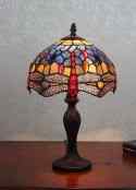 Tiffany Table Lamp - HS535BL10 - handcrafted Tiffany stained glass lamp