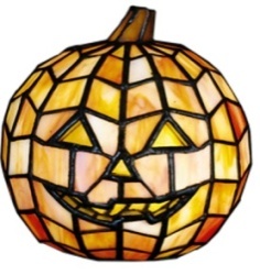 Tiffany Table Lamp - JACK-1 - handcrafted Tiffany stained glass lamp