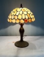 Tiffany Table Lamp - JS137-12-1-BE - handcrafted Tiffany stained glass lamp