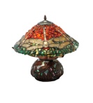 Tiffany Table Lamp - JS6812-16-1-JB19-5 - handcrafted Tiffany stained glass lamp