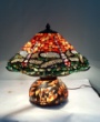Tiffany Table Lamp - JS6812-16-1-LJB20-1 - handcrafted Tiffany stained glass lamp