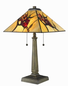 Tiffany Table Lamp - MIS106 - handcrafted Tiffany stained glass lamp