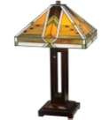 MS137-20
-1-RGM20 - handcrafted Tiffany stained glass lamp