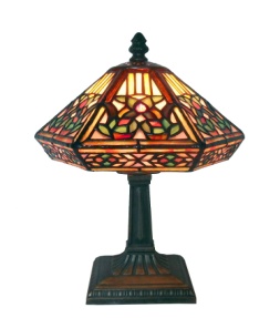 Tiffany Table Lamp - NHS081234-533S - handcrafted Tiffany stained glass lamp