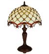 Tiffany Table Lamp - SG127-14-1-RGK - handcrafted Tiffany stained glass lamp