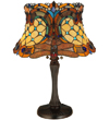 Tiffany Table Lamp - SG135-16-1-RGI20 - handcrafted Tiffany stained glass lamp