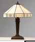 T14M113 - handcrafted Tiffany stained glass lamp