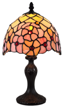 Tiffany Table Lamp - TF08021A - handcrafted Tiffany stained glass lamp