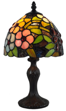 Tiffany Table Lamp - TF08022A - handcrafted Tiffany stained glass lamp
