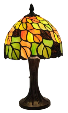 Tiffany Table Lamp - TF08037A - handcrafted Tiffany stained glass lamp