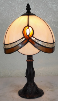 Tiffany Table Lamp - TF08BTL - handcrafted Tiffany stained glass lamp