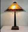 Tiffany Table Lamp - TF14-22MTL - handcrafted Tiffany stained glass lamp