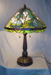 Tiffany Table Lamp - TF18228TL - handcrafted Tiffany stained glass lamp