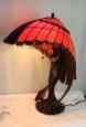 Tiffany Table Lamp - TF191625IR - handcrafted Tiffany stained glass lamp