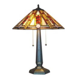 Tiffany Table Lamp - TF3048 - handcrafted Tiffany stained glass lamp