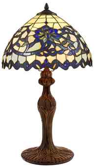 Tiffany Table Lamp - TF473-12TL - handcrafted Tiffany stained glass lamp