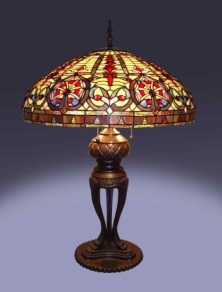 Tiffany Table Lamp - TF7014TL - handcrafted Tiffany stained glass lamp