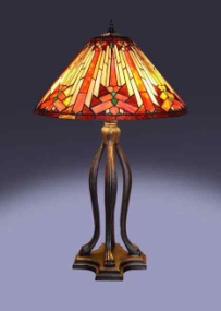 Tiffany Table Lamp - TF7020TL - handcrafted Tiffany stained glass lamp