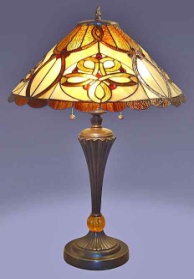 Tiffany Table Lamp - TF7023TL - handcrafted Tiffany stained glass lamp