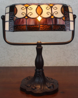 Tiffany Table Lamp - TF7041DSL - handcrafted Tiffany stained glass lamp