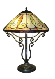 Tiffany Table Lamp - TF7041TL - handcrafted Tiffany stained glass lamp