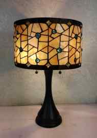 Tiffany Table Lamp - TF7050TL - handcrafted Tiffany stained glass lamp