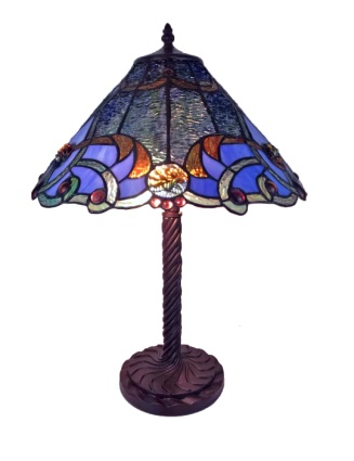 Tiffany Table Lamp - TFBB-16TL - handcrafted Tiffany stained glass lamp