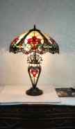 Tiffany Table Lamp - TFH-18LB - handcrafted Tiffany stained glass lamp