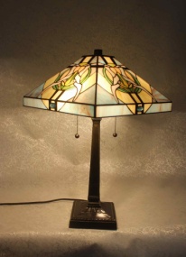 Tiffany Table Lamp - TFP14MIS - handcrafted Tiffany stained glass lamp