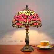 Tiffany Table Lamp - TFTL-1018 - handcrafted Tiffany stained glass lamp