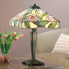 Tiffany Table Lamp - TG106T - handcrafted Tiffany stained glass lamp